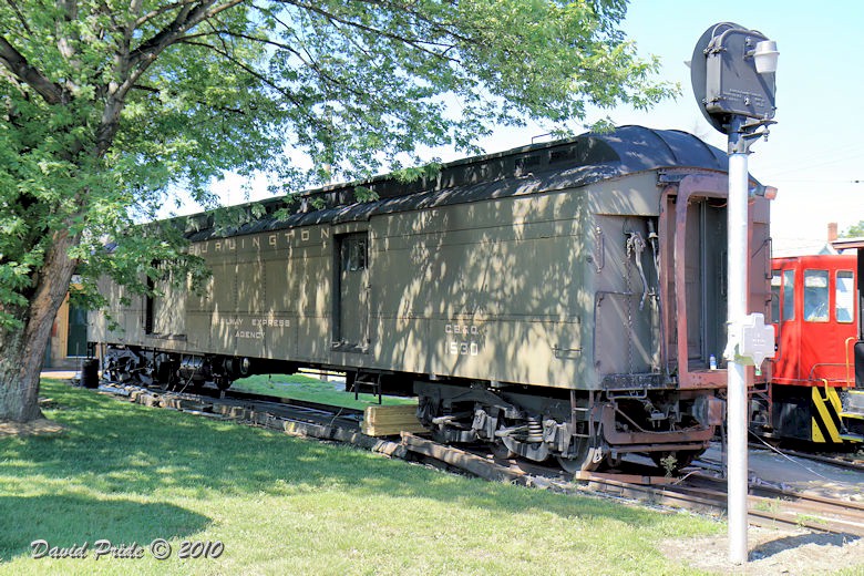 CB&Q No. 1530 Heavyweight Baggage Car
